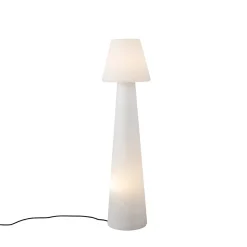 Lampadaire design d'extérieur blanc IP44 - Katrijn