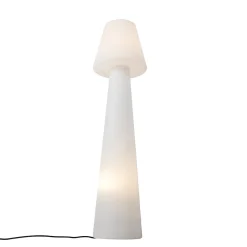Lampadaire design d'extérieur blanc IP44 - Katrijn