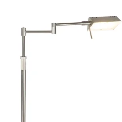 Lampadaire design en acier avec LED et variateur tactile - Notia