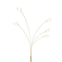 Lampadaire design en laiton avec LED 5 lumières - Sixties Trento