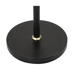 Lampadaire Design en Métal "Closy" 172cm Or & Noir