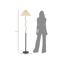 Lampadaire Design en Métal 