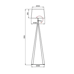 Lampadaire design, Lampadaire Zazou ls, Aluminor