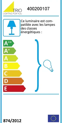 Lampadaire design, Lampe de sol Paris 2, TRIO