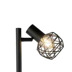 Lampadaire design noir 3 lumières orientables - Mesh