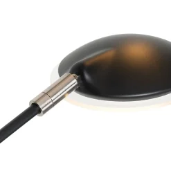 Lampadaire design noir avec LED dimmable 5 lumières - Sixties Trento