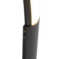Lampadaire design noir avec LED et variateur - Twisted