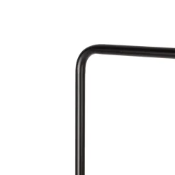 Lampadaire design noir avec laiton et verre ambré - Zuzanna