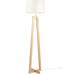 Lampadaire design Sacha ls blanc écru