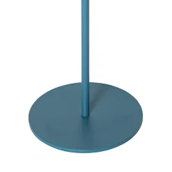 Lampadaire d'extérieur bleu avec LED à 3 niveaux de luminosité sur solaire - Ferre