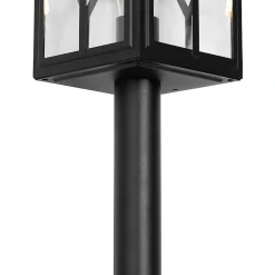 Lampadaire d'extérieur classique noir 100 cm IP44 - Dover