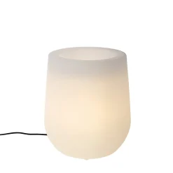 Lampadaire d'extérieur en pot de fleur blanc IP44 - Flowerpot
