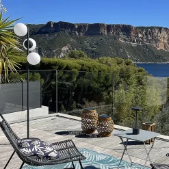 Lampadaire d'extérieur filaire GLOBY TREE E27 H175cm