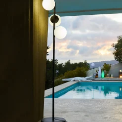 Lampadaire d'extérieur filaire GLOBY TREE E27 H175cm