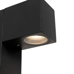 Lampadaire d'extérieur industriel noir 80 cm IP44 - Baleno
