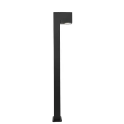 Lampadaire d'extérieur industriel noir 80 cm IP44 - Baleno