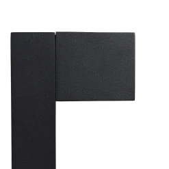 Lampadaire d'extérieur industriel noir 80 cm IP44 - Baleno