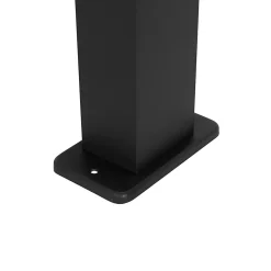 Lampadaire d'extérieur industriel noir 80 cm IP44 - Baleno