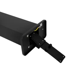 Lampadaire d'extérieur industriel noir 80 cm IP44 - Baleno