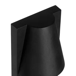 Lampadaire d'extérieur industriel noir IP44 - Femke