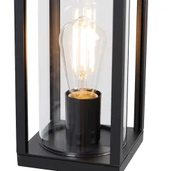 Lampadaire d'extérieur industriel noir 100 cm IP44 - Charlois