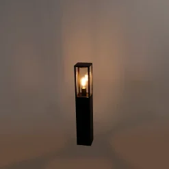 Lampadaire d'extérieur industriel noir 80 cm IP44 - Charlois