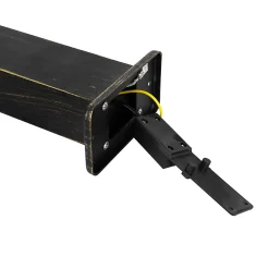 Lampadaire d'extérieur industriel en or antique 80 cm IP44 - Baleno