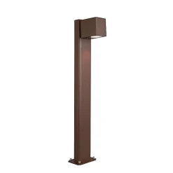Lampadaire d'extérieur intelligent marron rouille 65 cm IP44 avec WiFi GU10 - Baleno