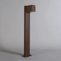 Lampadaire d'extérieur intelligent marron rouille 65 cm IP44 avec WiFi GU10 - Baleno