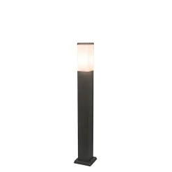Lampadaire d'extérieur intelligent gris foncé 80 cm avec Wifi P45 - Malios