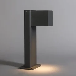 Lampadaire d'extérieur intelligent anthracite 30 cm IP44 avec WiFi GU10 - Baleno