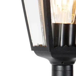 Lampadaire d'extérieur intelligent noir 170 cm avec WiFi ST64 - New Orleans