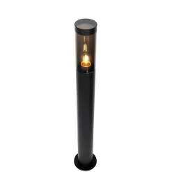 Lampadaire d'extérieur moderne noir 80 cm IP44 - Rox