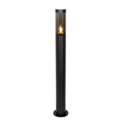Lampadaire d'extérieur moderne noir 80 cm IP44 - Rox