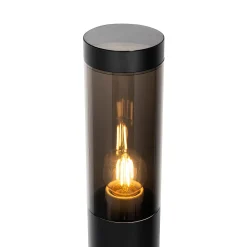 Lampadaire d'extérieur moderne noir 80 cm IP44 - Rox