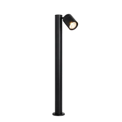 Lampadaire d'extérieur noir 80 cm AR70 orientable IP44 - Solo