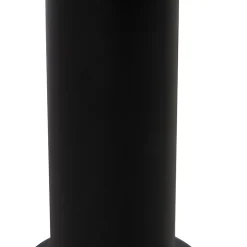 Lampadaire d'extérieur noir avec globe transparent 50 cm IP44 - Sfera