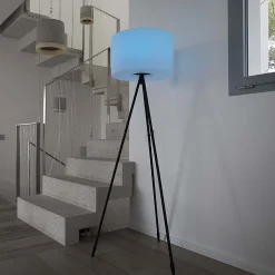 Lampadaire d'extérieur sans fil TAMBOURY RGB H150cm