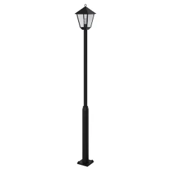 Lampadaire Docker E27 25W IP44 GoodHome noir