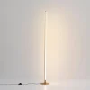 Lampadaire doré design LED minimaliste variateur intégré 150 cm - Sloane