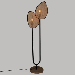 Lampadaire droit Olme en métal H143cm - Atmosphera