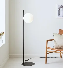 Lampadaire E14, max. 40W, IP20, noir et blanc - Markslöjd - Dione
