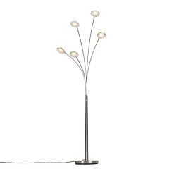 Lampadaire en acier avec LED et variateur tactile - Sixties Trento