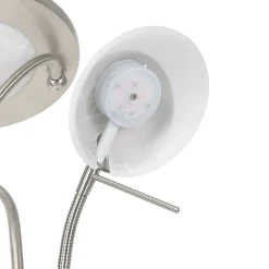 Lampadaire en acier avec LED et variateur d'intensité avec liseuse - Empoli