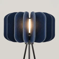 Lampadaire en feutre/acier 1 lampes 45x45x134cm Sollux