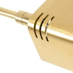 Lampadaire en laiton avec LED et variateur tactile - Notia