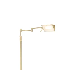 Lampadaire en laiton avec LED et variateur tactile - Notia