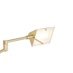 Lampadaire en laiton avec LED et variateur tactile - Notia