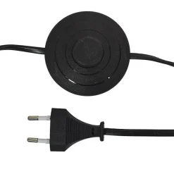 Lampadaire en métal noir 145 cm