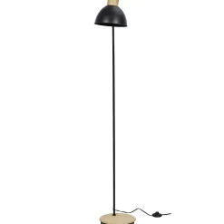 Lampadaire en métal noir 145 cm